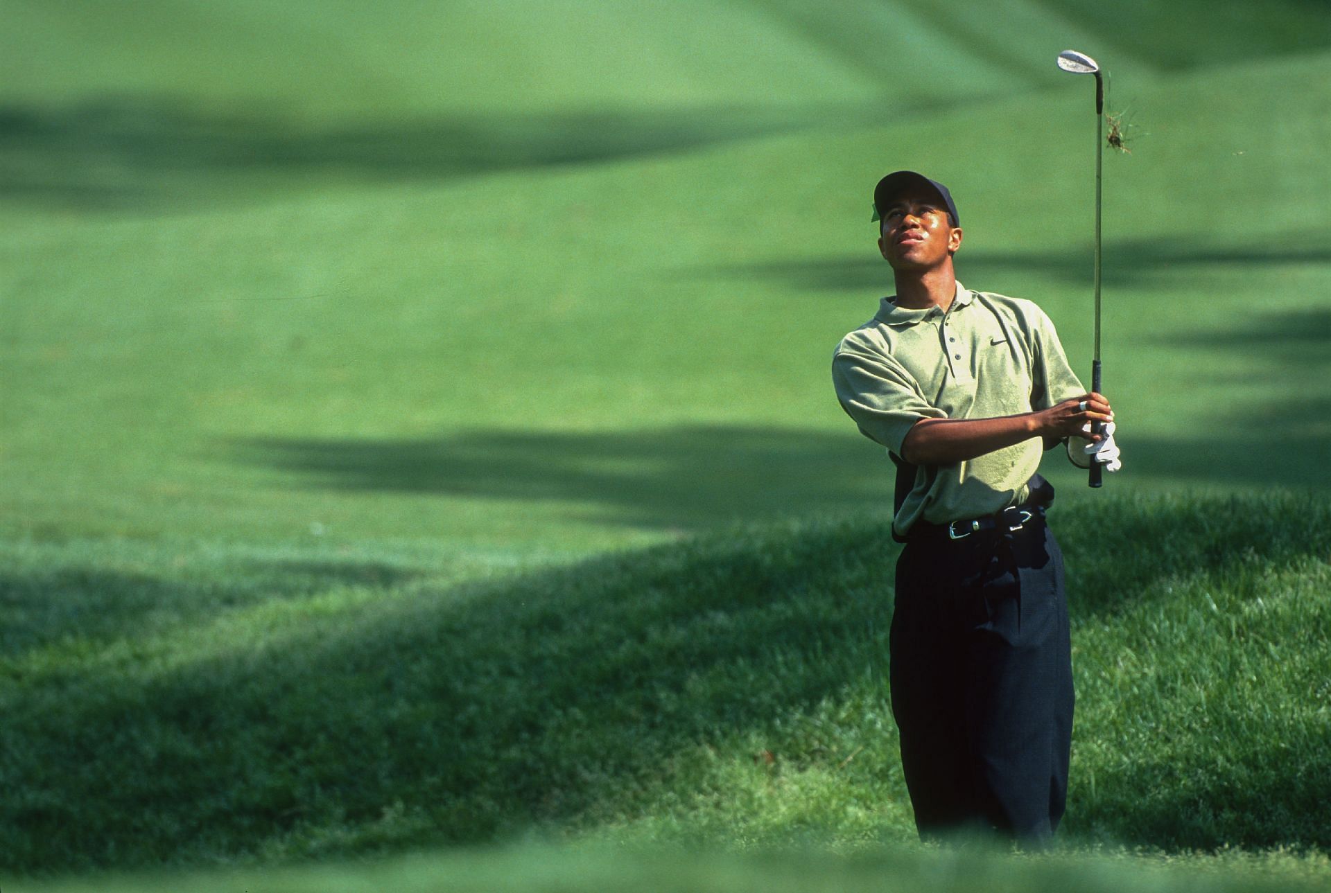 Tiger Woods during The Players Championship at Sawgrass on March 29th, 1997. Source: Getty